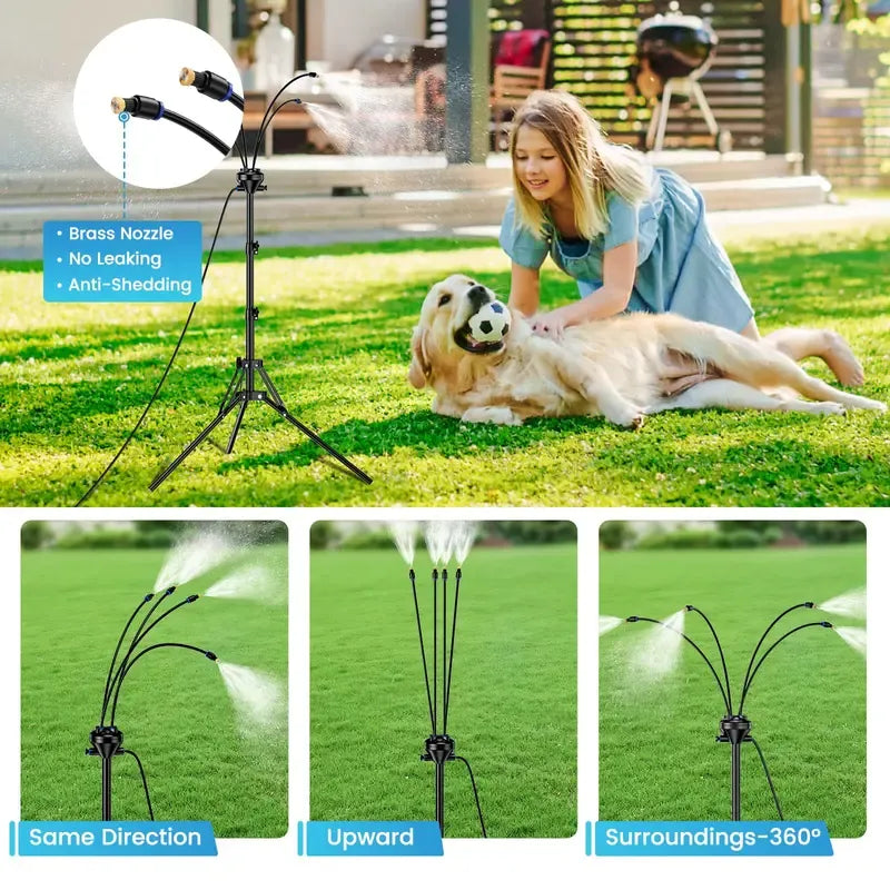 🌬️ Outdoor Standing Misting System | Cool Your Patio & Yard Fast