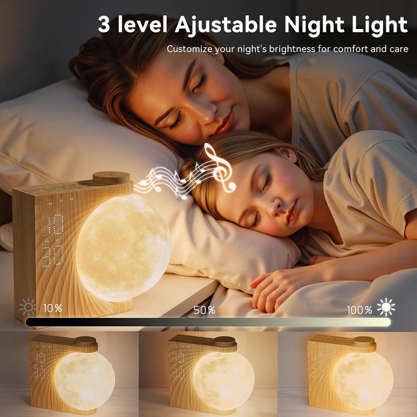 🌅 The Heavy Sleeper’s Sunrise Alarm – With Nature Sounds, Night Light & Snooze