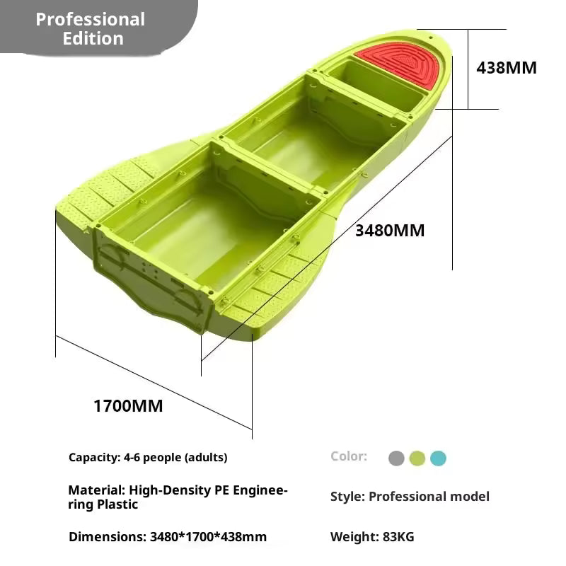 🛶Jise Car Portable Boat！Fishing trips，Pleasure cruises，Lightweight, portable & easy to assemble，Includes motor