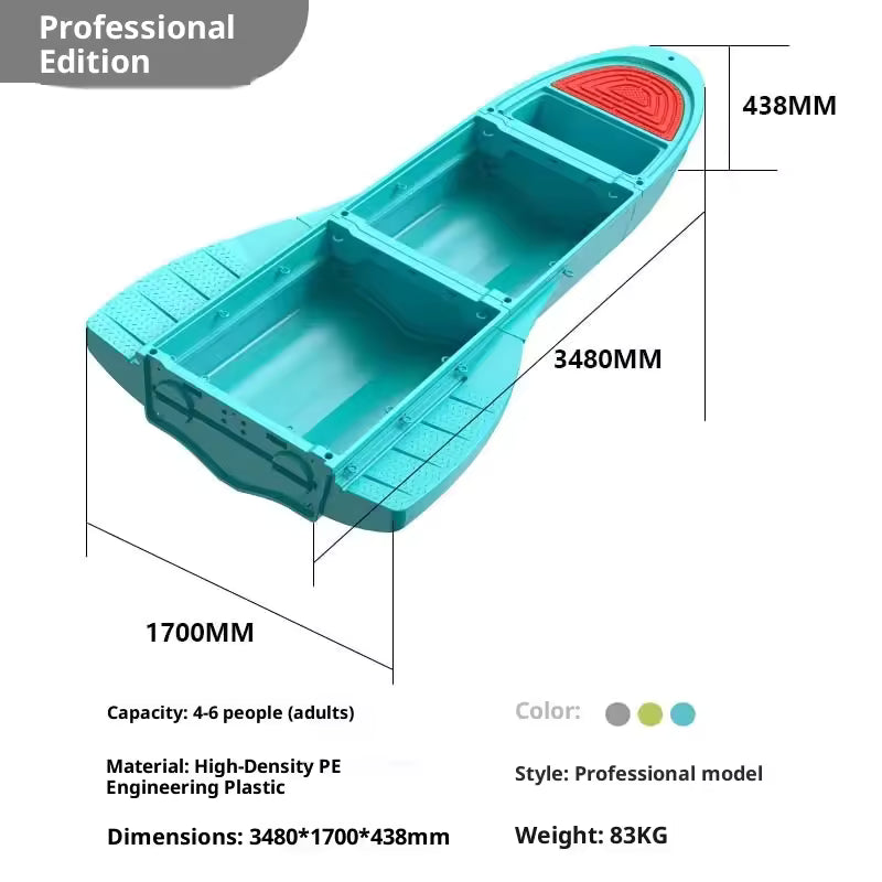 🛶Jise Car Portable Boat！Fishing trips，Pleasure cruises，Lightweight, portable & easy to assemble，Includes motor