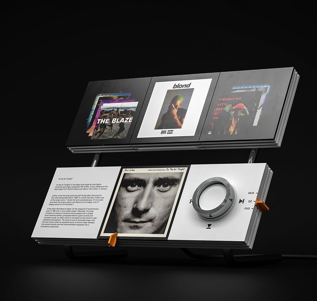 🎵The Physical Music Player You Slide, Click, and Feel，Insert Your Digital Albums Like Vinyl