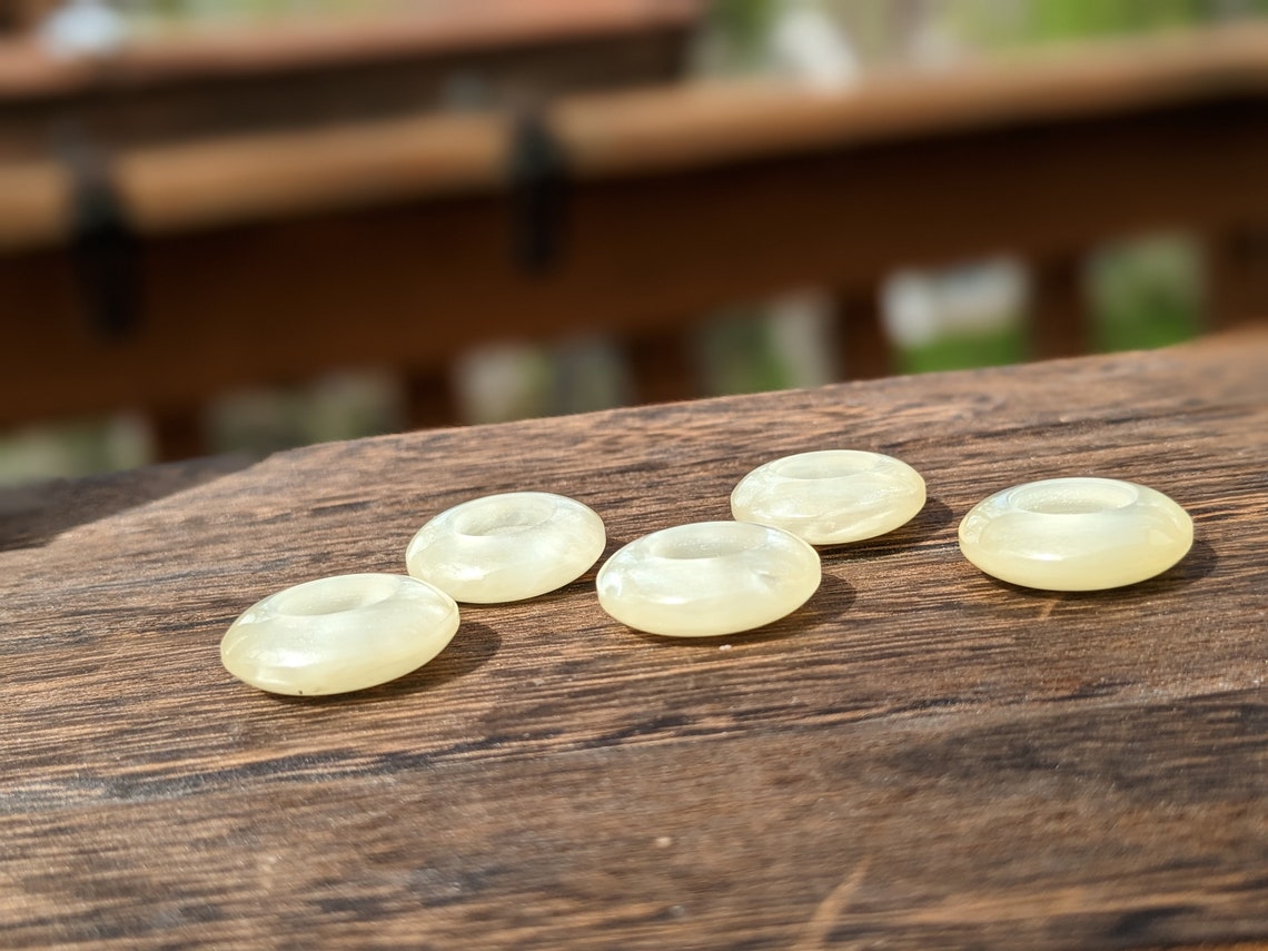 Vintage Thick White Buttons