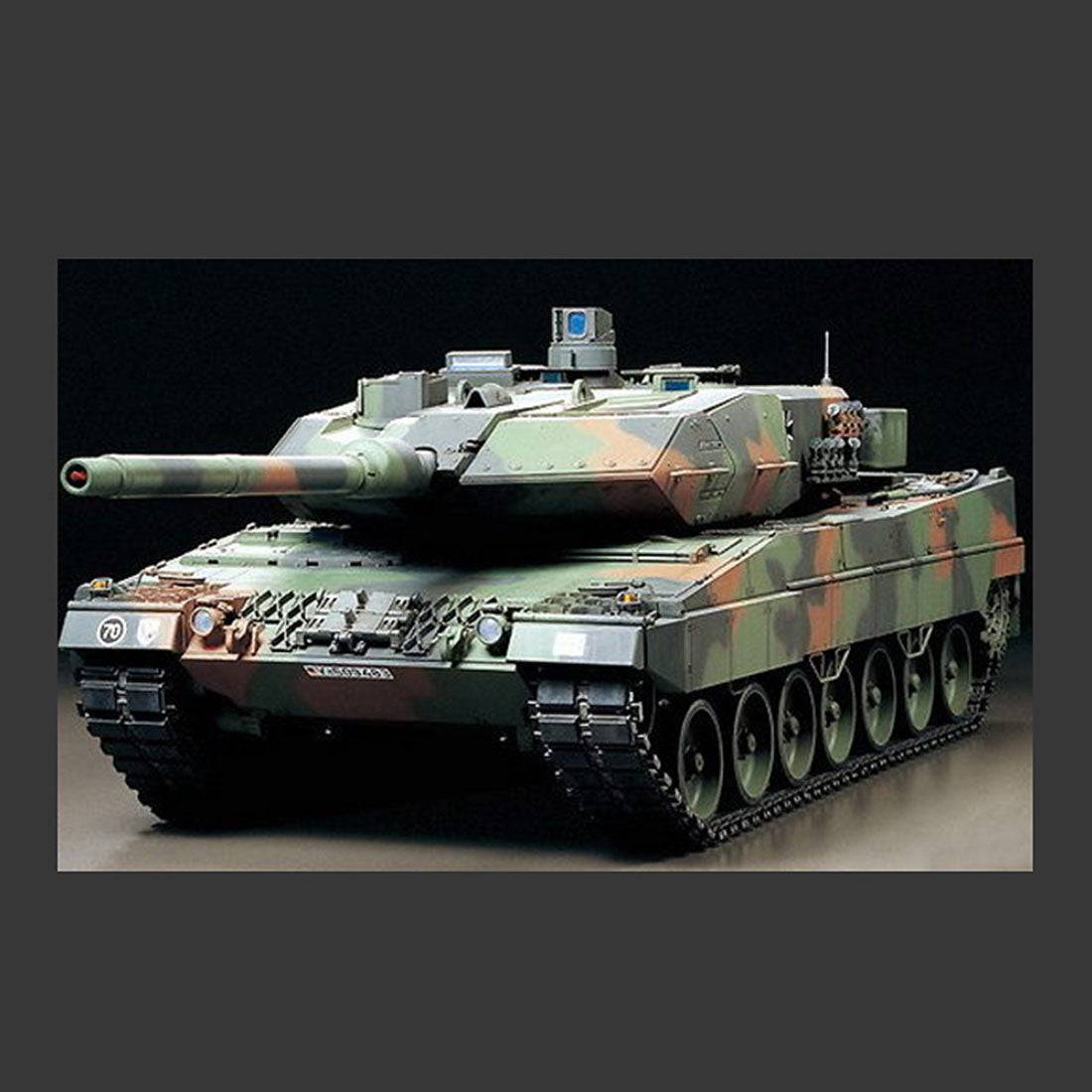 🔥 German Leopard 2A6 RC Tank – Realistic Recoil, BB Shot & IR Combat Ready 🎯