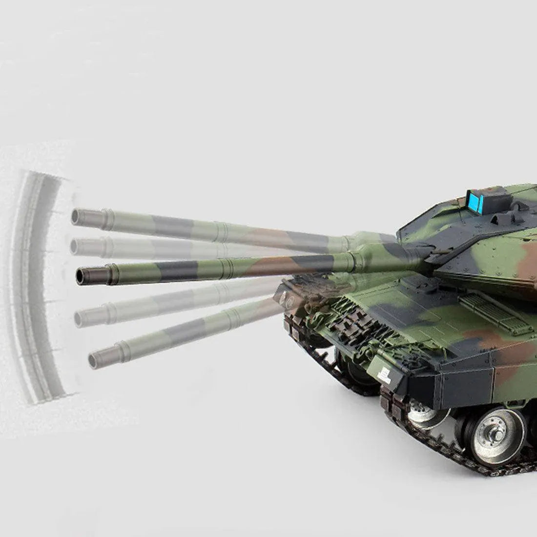 🔥 German Leopard 2A6 RC Tank – Realistic Recoil, BB Shot & IR Combat Ready 🎯