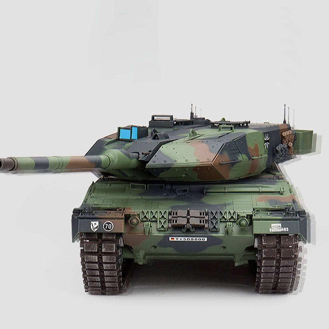 🔥 German Leopard 2A6 RC Tank – Realistic Recoil, BB Shot & IR Combat Ready 🎯
